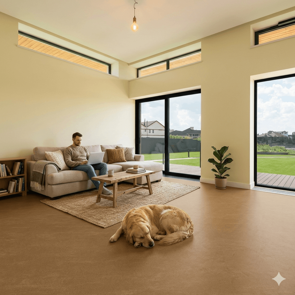 Basement rubber flooring benefits
