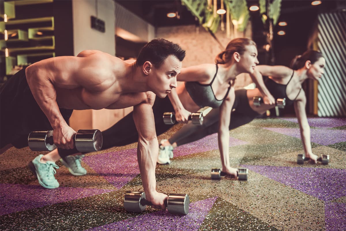 Functional training flooring
