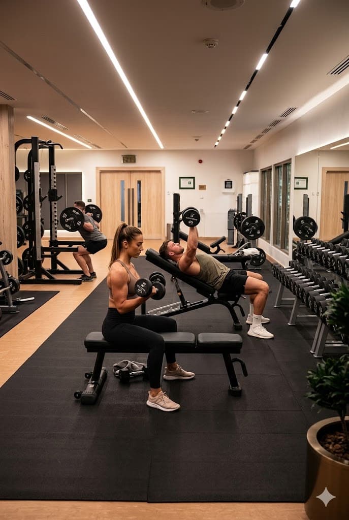 Villa fitness rooms