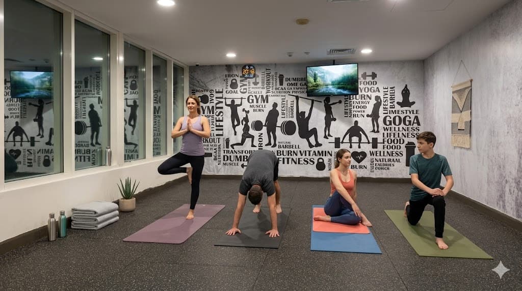 Yoga and stretching