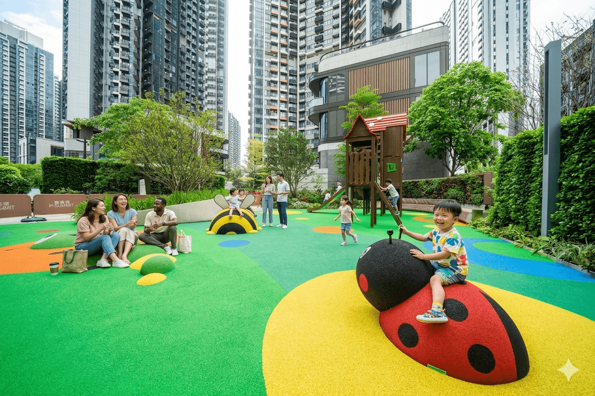 Multi-sports court with synthetic turf flooring