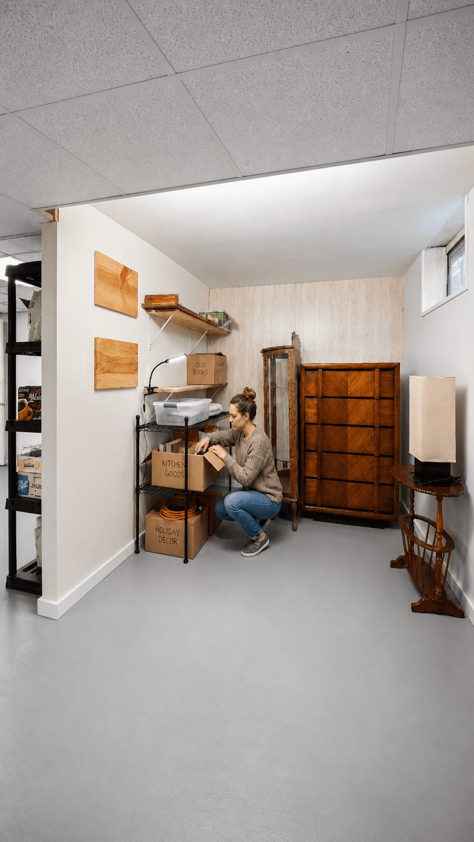Storage and utility rooms
