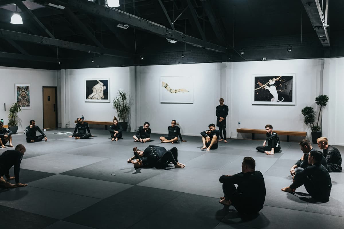Martial arts training on high-quality mats flooring