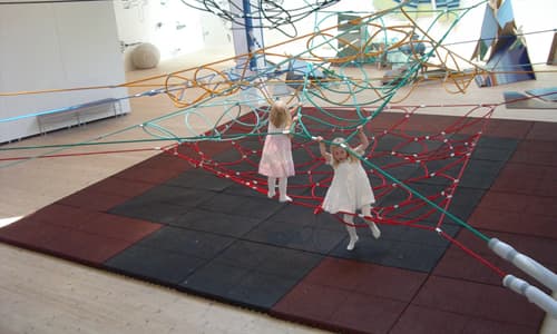 Impact-absorbing safety tiles engineered for playgrounds and recreational areas. Designed to meet global fall height safety standards, ErgoPlay ensures child-safe surfaces with vibrant color options and long-term durability. 